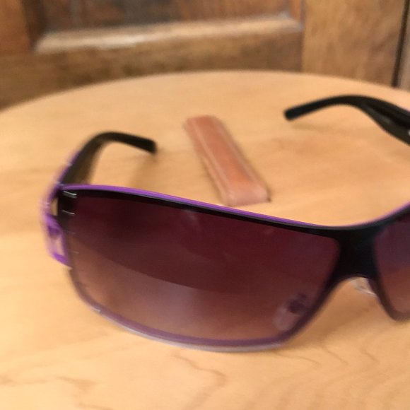 FINAL PRICE - Purple Wrap-Around Full Frame Sunglasses #12 - Picture 8 of 8